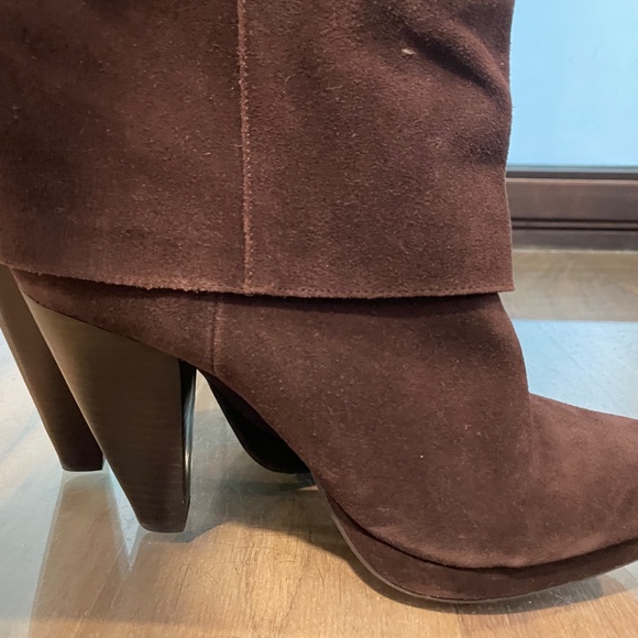 New Suede Knee-High Boots - Picture 10 of 12